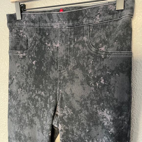 Spanx Jean-ish Ankle Length Pull on Faux Pocket Womens Jegging Leggings Medium - Picture 5 of 9